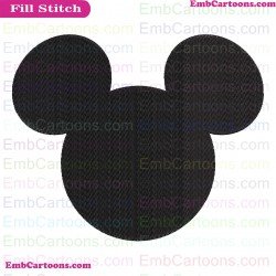 Mickey Mouse Mickey Mouse Embroidery Design