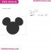 Mickey Mouse Mickey Mouse Embroidery Design