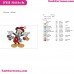 Mickey Mouse Ornaments Christmas Embroidery Design
