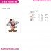 Mickey Mouse Santa Christmas Embroidery Design