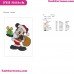 Mickey Mouse Santa Christmas With Gifts Embroidery Design