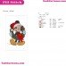 Mickey Mouse Wreath Christmas Embroidery Design