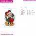 Mickey Mouse Wreath Christmas Embroidery Design