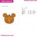 Mickey Pumpkin Embroidery Design 2