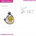 Mighty Eagle Face 2 Angry Birds Embroidery Design