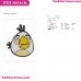 Mighty Eagle Face 2 Angry Birds Embroidery Design