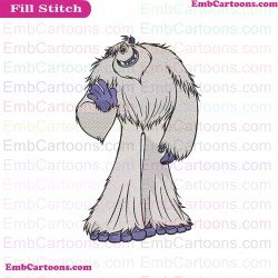 Migo Smallfoot Embroidery Design