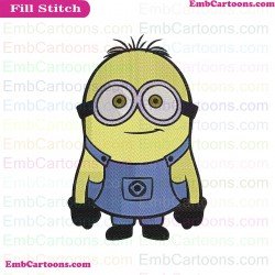 Minion 2 Despicable Me Embroidery Design