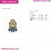 Minion 2 Despicable Me Embroidery Design