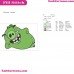 Minion Pig Angry Birds Embroidery Design