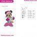 Minnie Carols Christmas Mickey Mouse Embroidery Design