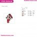 Minnie Face Christmas Mickey Mouse Embroidery Design