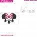 Minnie Glasses Mickey Mouse Embroidery Design