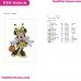 Minnie Halloween Bee Embroidery Design