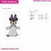 Minnie Halloween Embroidery Design