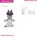 Minnie Halloween Embroidery Design