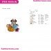 Minnie Pumpkin Embroidery Design 2