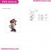 Minnie Santa Christmas Hat Mickey Mouse Embroidery Design