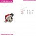 Minnie Santa Face Christmas Hat Mickey Mouse Embroidery Design