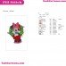 Minnie Wreath Mickey Mouse Christmas Embroidery Design