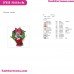 Minnie Wreath Mickey Mouse Christmas Embroidery Design