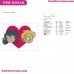Miraculous Ladybug Angie Nasca And Adrien Agreste Love Embroidery Design