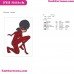 Miraculous Ladybug Angie Nasca Full Mask Embroidery Design