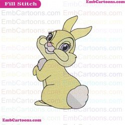 Miss Bunny Embroidery Design 2