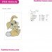 Miss Bunny Embroidery Design 3