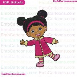 Miss Elaina Daniel Tigers Neighborhood Embroidery Design