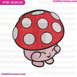 Miss Mushy-Moo Shopkins Embroidery Design