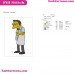 Moe Szyslak The Simpsons Embroidery Design