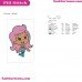 Molly Bubble Guppies Embroidery Design