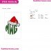 Monogram Christmas Dr Seuss The Cat In The Hat Embroidery Design