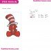 Monogram Hat Cravat Dr Seuss The Cat In The Hat Embroidery Design