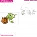 Monsters Inc Mike Wazowski Pumpkin Embroidery Design
