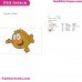 Mr. Grouper Bubble Guppies Embroidery Design