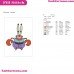 Mr. Krabs Spongebob Squarepants Embroidery Design