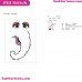 Mr. Snuffleupagus Silhouette Outline Sesame Street Embroidery Design