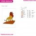 Mufasa The Lion King Embroidery Design 4