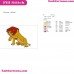 Mufasa The Lion King Embroidery Design 6
