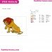 Mufasa The Lion King Embroidery Design 6