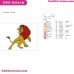 Mufasa The Lion King Embroidery Design 8