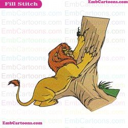 Mufasa The Lion King Embroidery Design 9