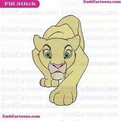 Nala The Lion King Embroidery Design 5