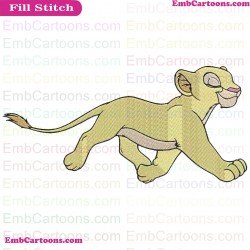 Nala The Lion King Embroidery Design 7