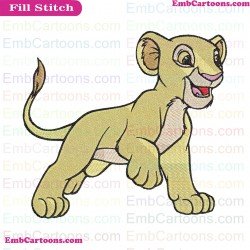 Nala The Lion King Embroidery Design 8