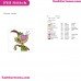 Nature Cat Embroidery Design 4