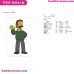 Ned Flanders The Simpsons Embroidery Design
