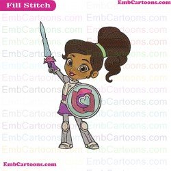 Nella The Princess Embroidery Design
